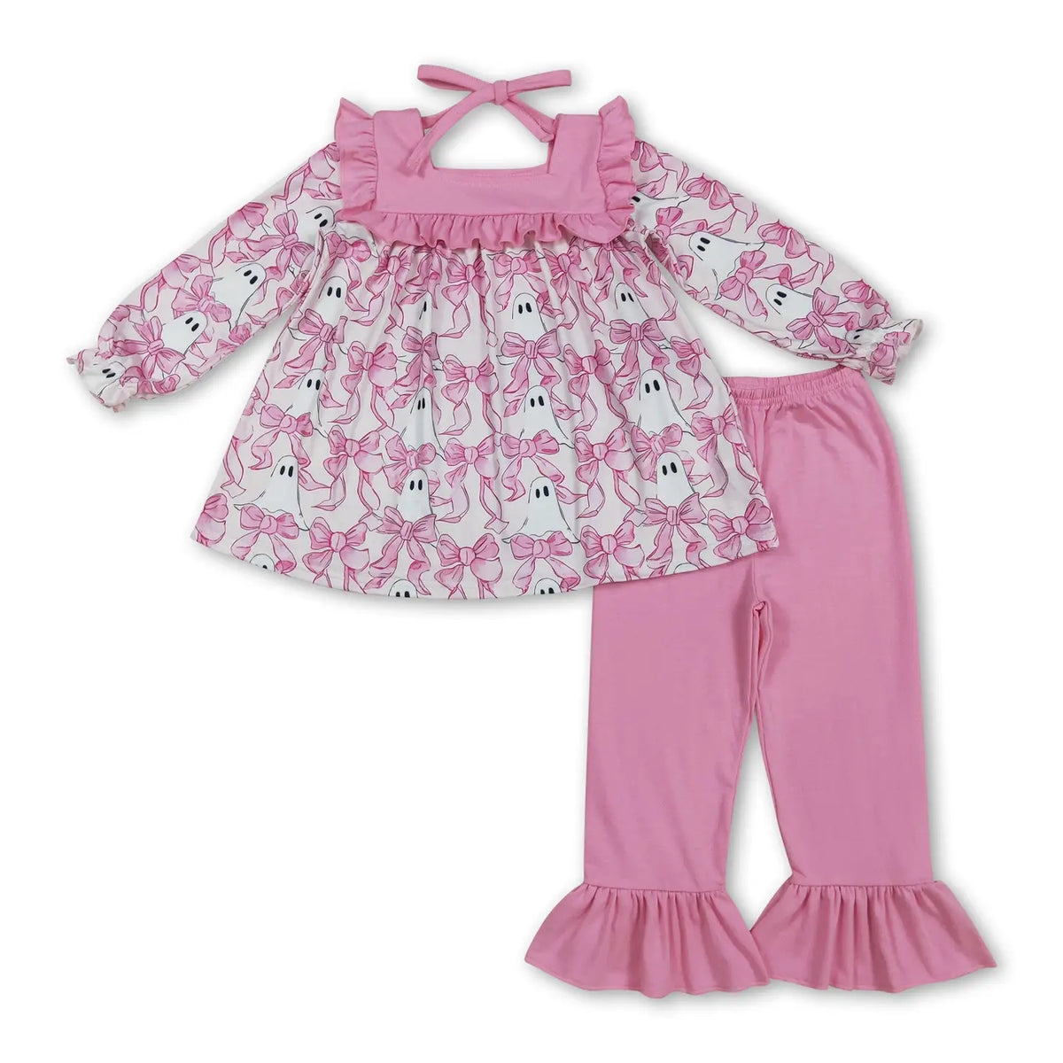 Pink Ruffles Ghosts Set