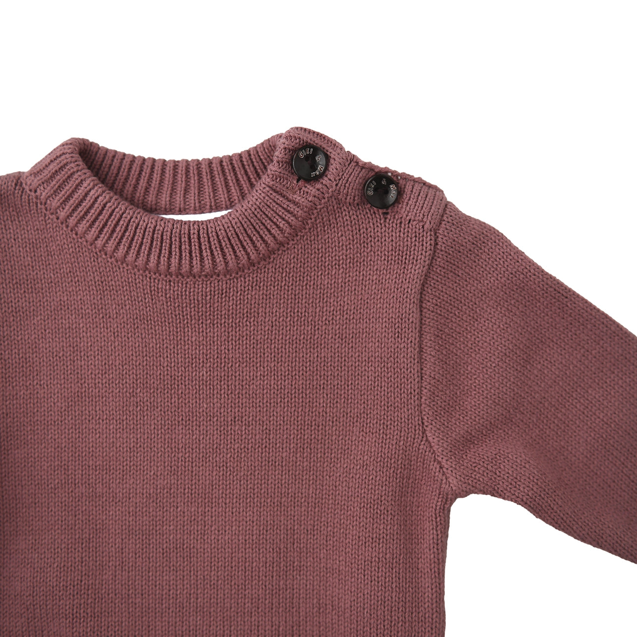 Mauve Knit Sweater Romper