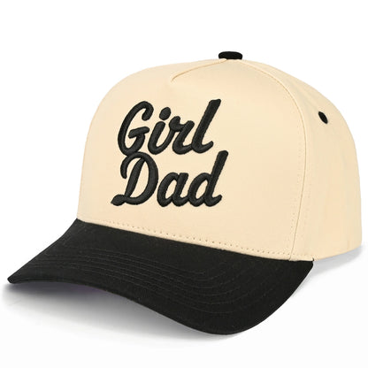 Girl Dad Embroidered Snapback Trucker Hat