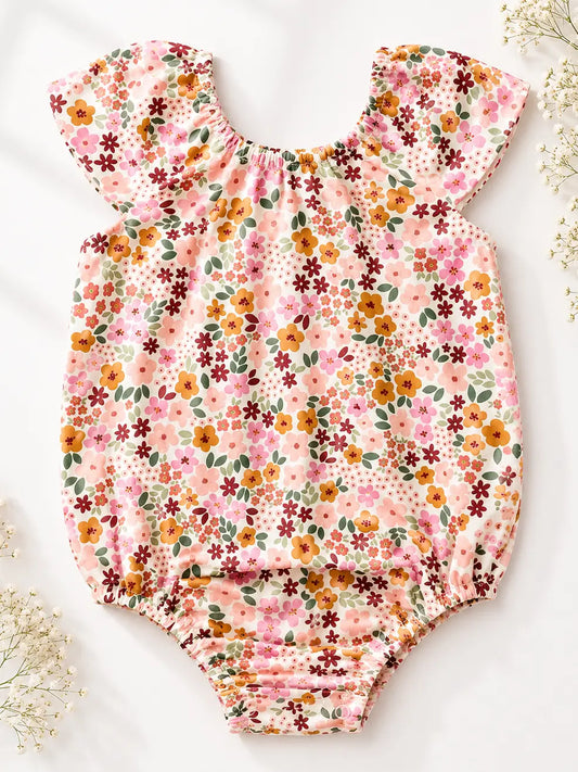 Autumn Meadow Cap Sleeve Leotard