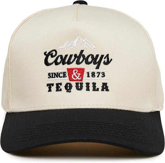 Cowboys & Tequila Embroidered Hat