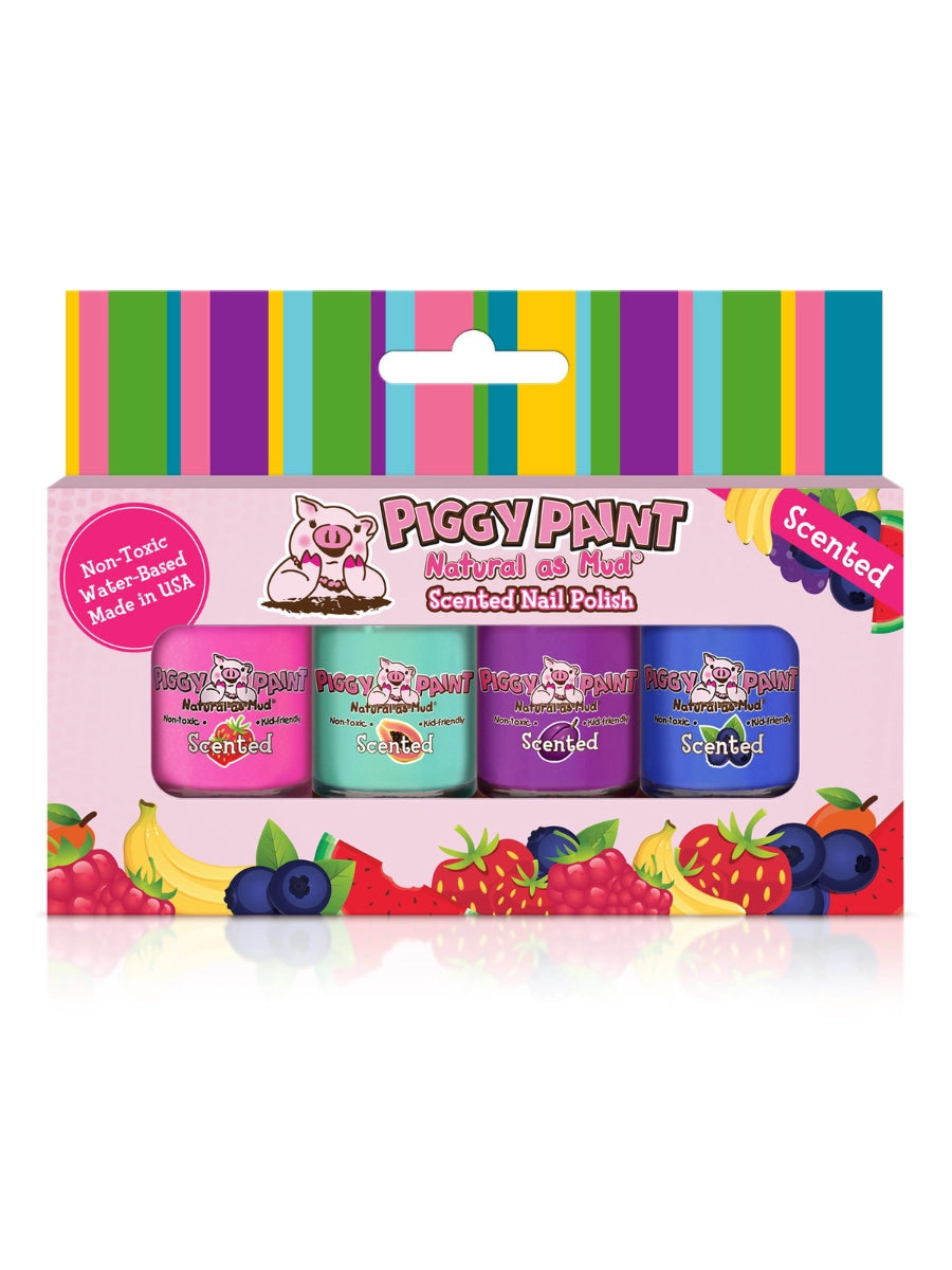 Scented Fruity Fairy Piggy Paint Box Set