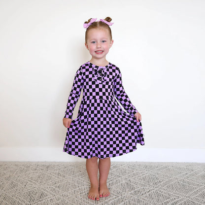Hadley Bamboo - Button Twirl Dress