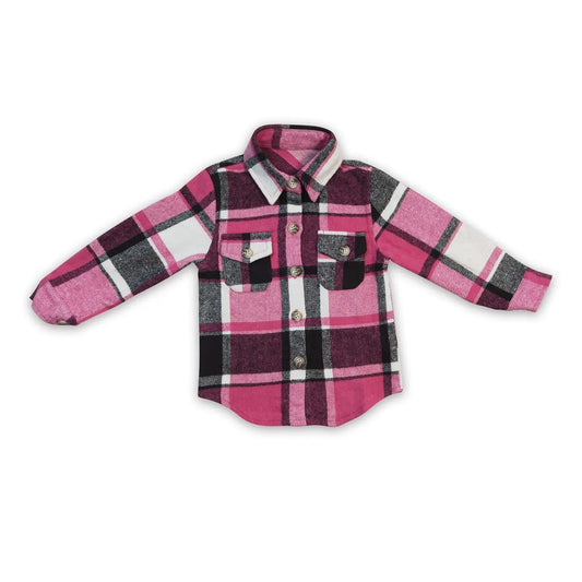 Hot Pink Plaid Flannel