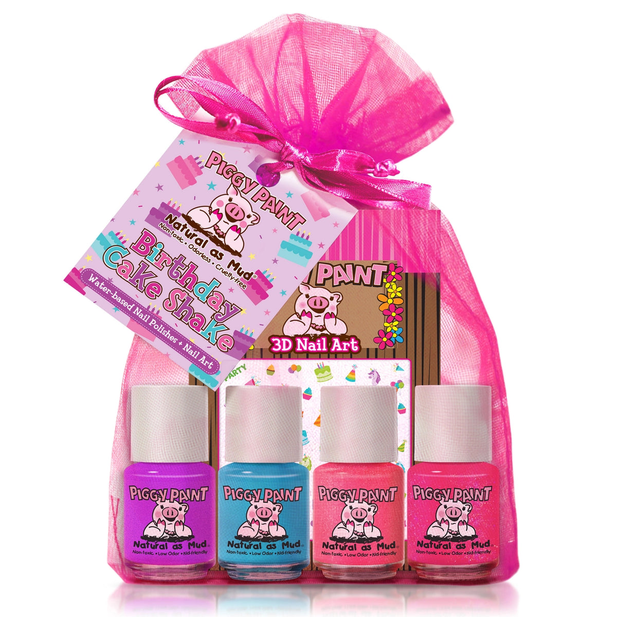 Birthday Cake Piggy Paint Bundle