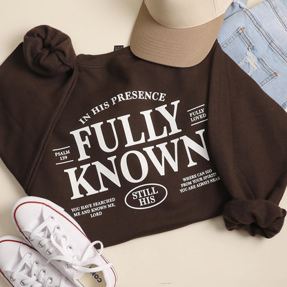 Fully Known Psalm 139 Crewneck