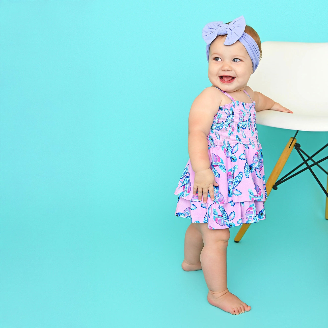 Waverly Bamboo - Smocked Tiered Bodysuit