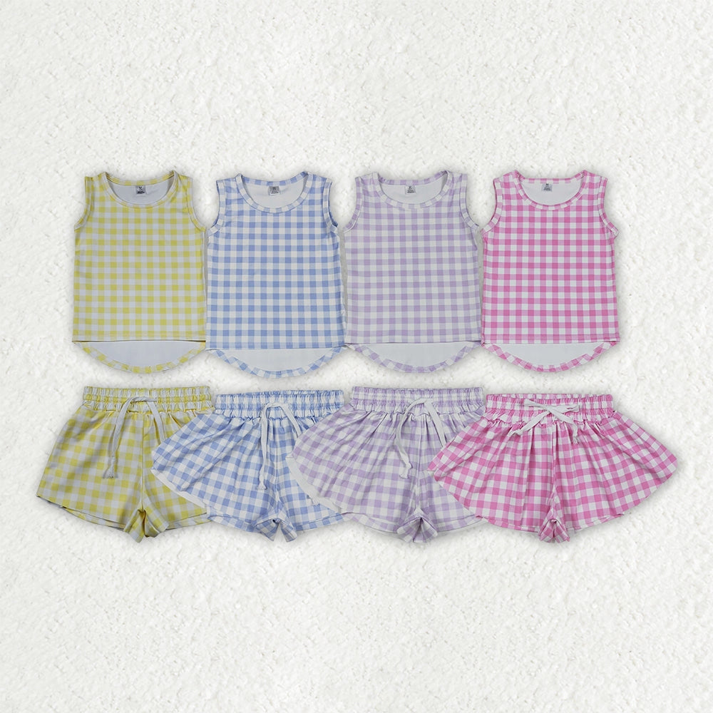 Gingham Tank & Butterfly Shorts - CLOSES 7/6