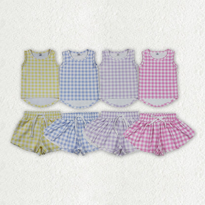 Gingham Tank & Butterfly Shorts - CLOSES 7/6