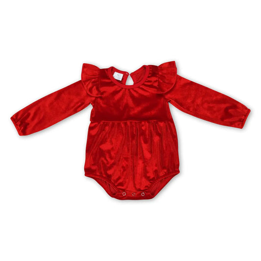 Red Velvet Romper