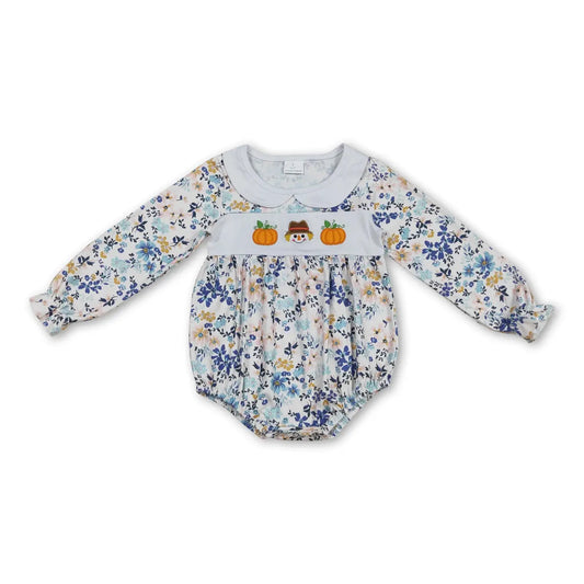 Scarecrow Pumpkin Romper