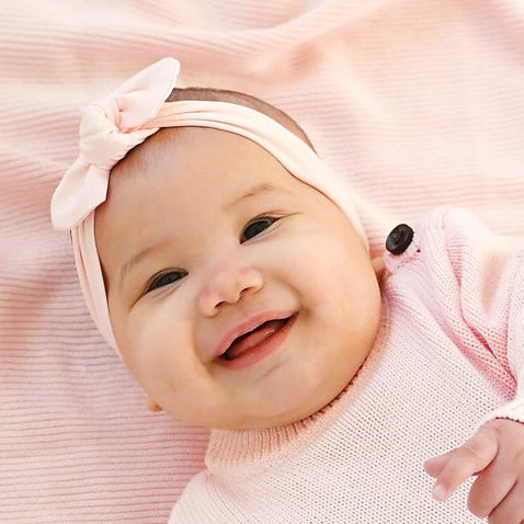 Baby Pink Headband Bow