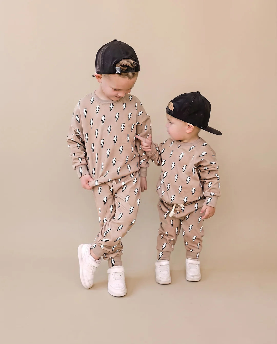 Electric Beige Jogger Set