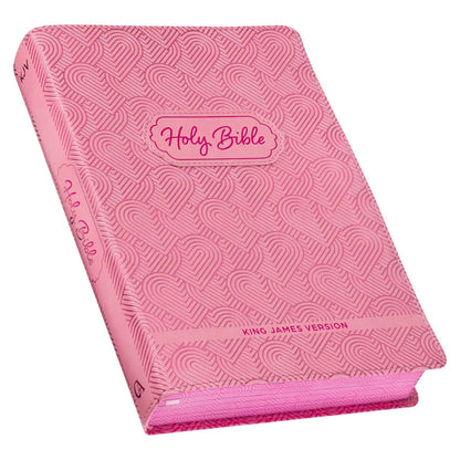 KJV Kids Pink Faux Leather Bible