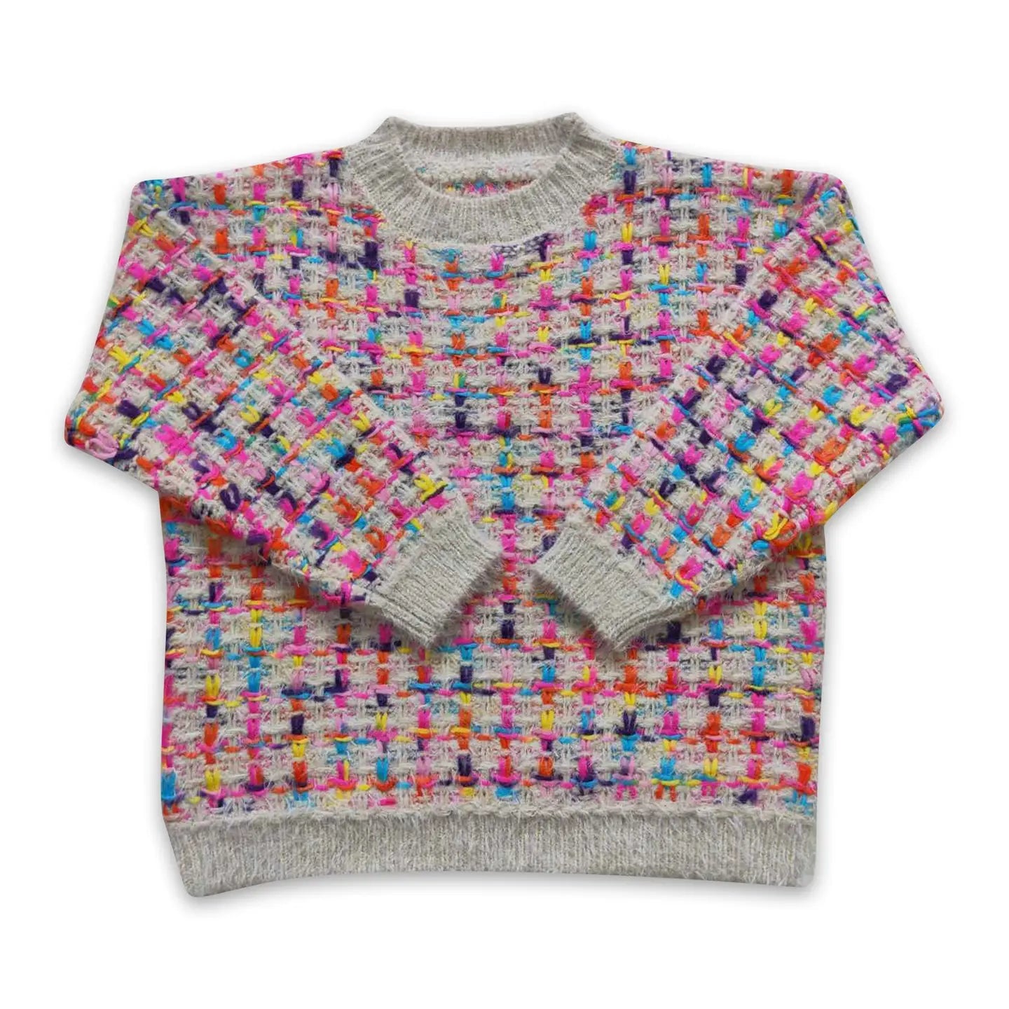 Multicolor Woven Sweater