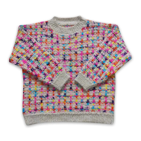 Multicolor Woven Sweater