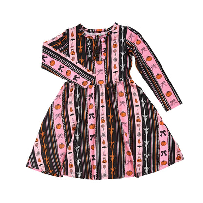Lydia Bamboo - Button Twirl Dress