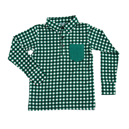 Anderson Bamboo - Polo Long Sleeve Top
