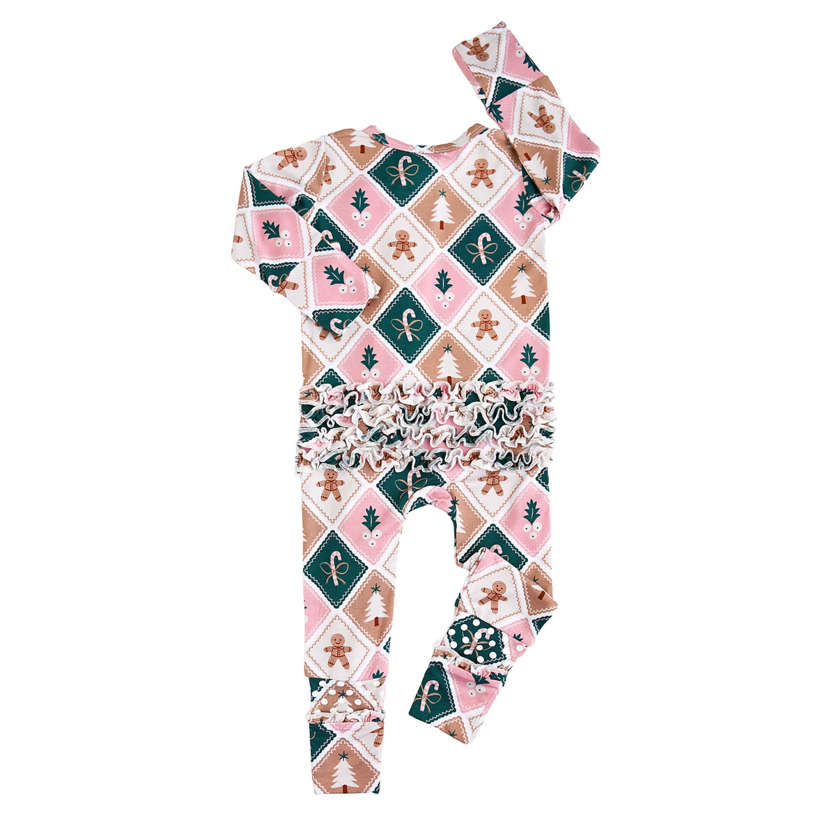Pearl Bamboo - Ruffle Zippie
