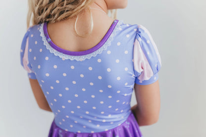 Lavender Princess Skirted Leotard