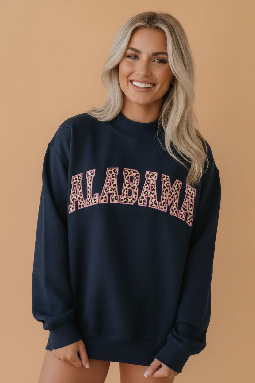 Alabama Leopard Sweatshirt