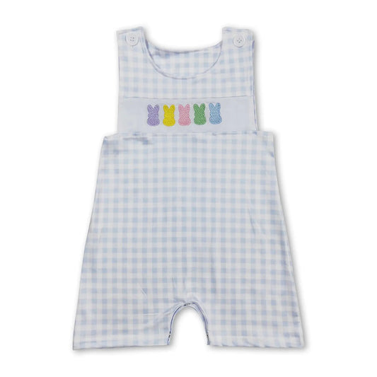 Embroidered Peeps Shortie Romper