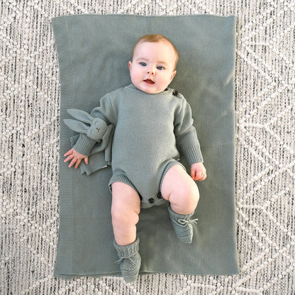 Eucalyptus Knit Sweater Romper