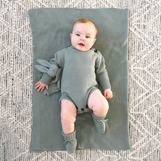 Eucalyptus Knit Sweater Romper