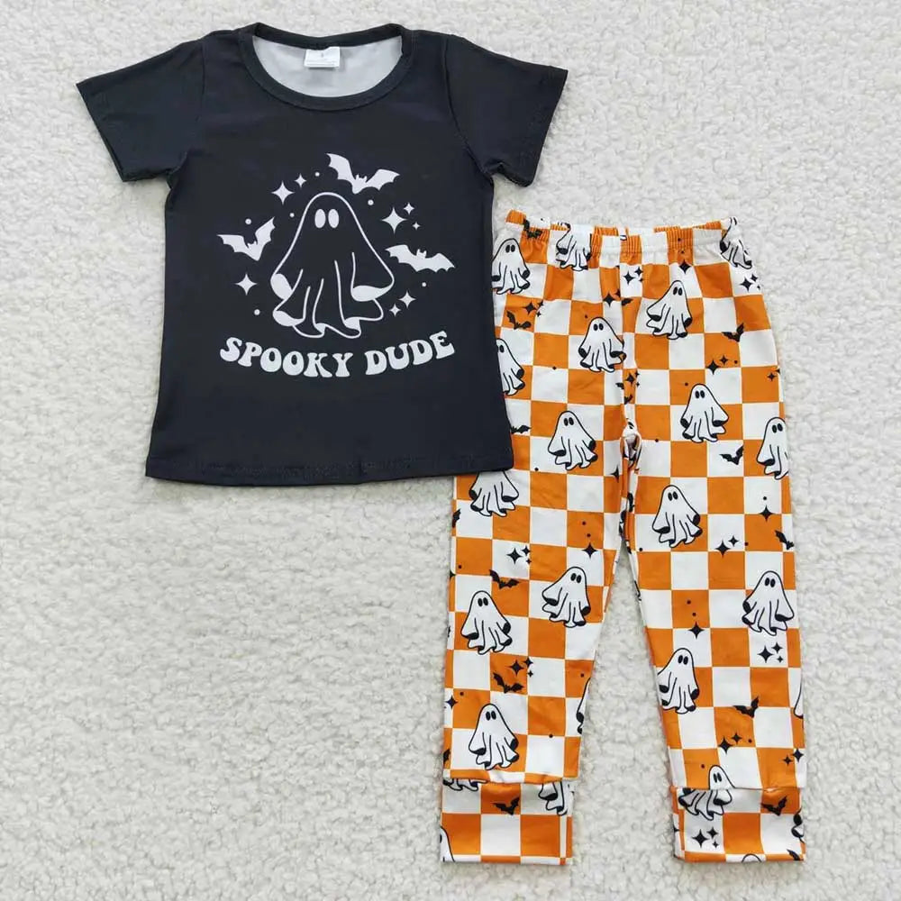 Spooky Dude Orange Checks